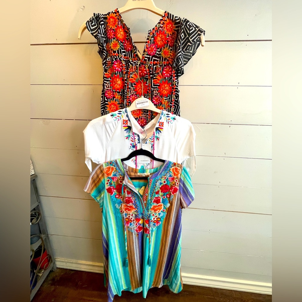 Viva Fiesta! Lot of 3 NWT Mexican inspired style Dresses